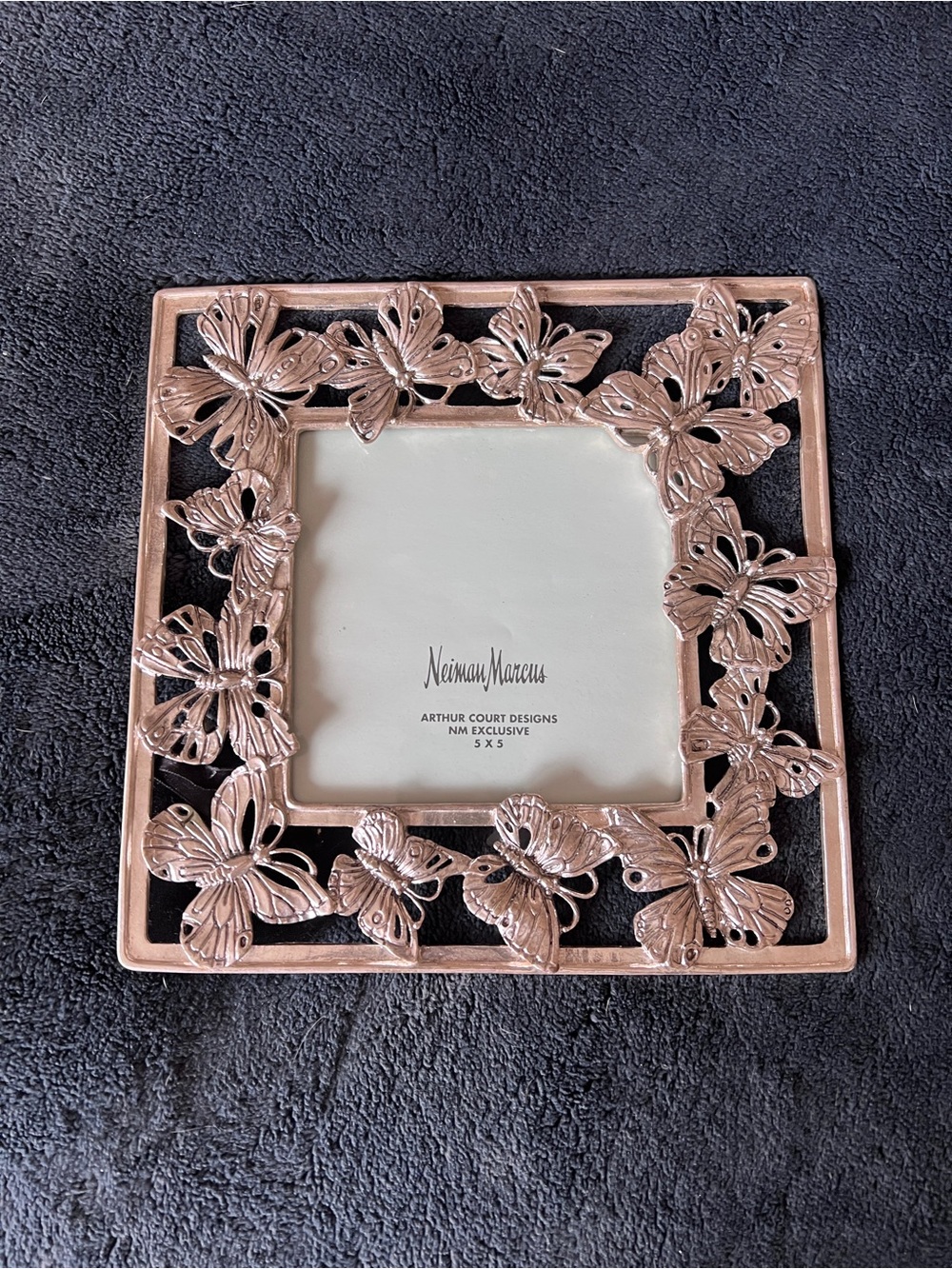 Vintage Neiman Marcus Silver Butterfly Frame